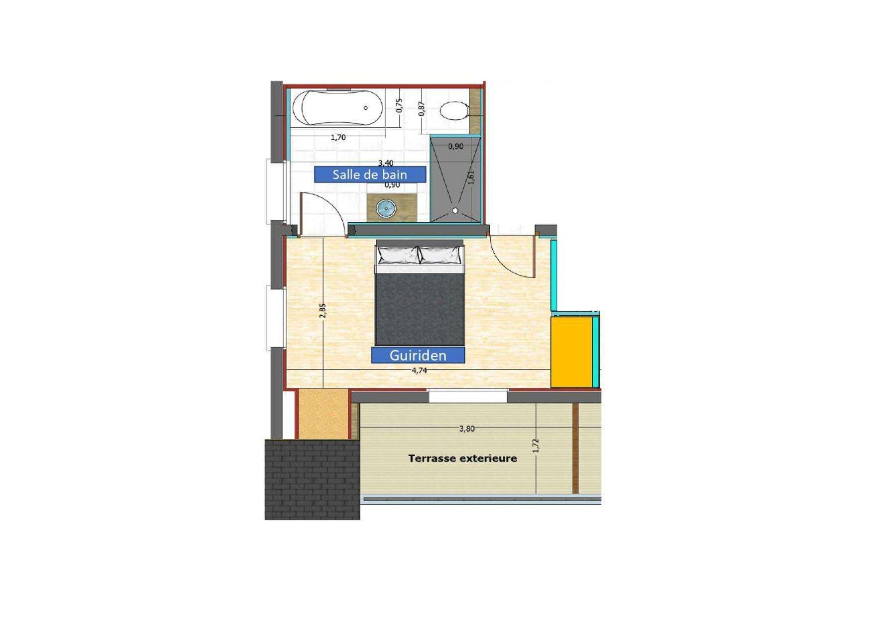 Ty Menez Bed & Breakfast Fouesnant Exterior foto
